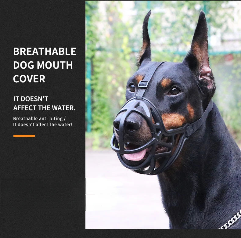 Reflective Dog Muzzle - Anti-Bite, Anti-Bark for All Sizes