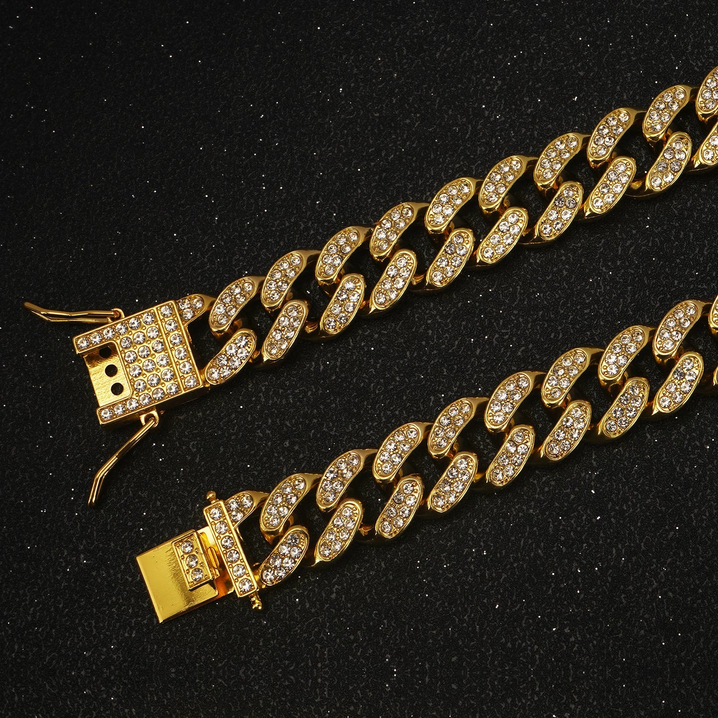 Dog & Cat Chain Diamond Cuban Collar