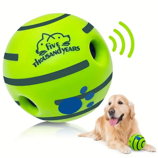 Wobble Wag Giggle Ball - Interactive Chew Toy for Dogs