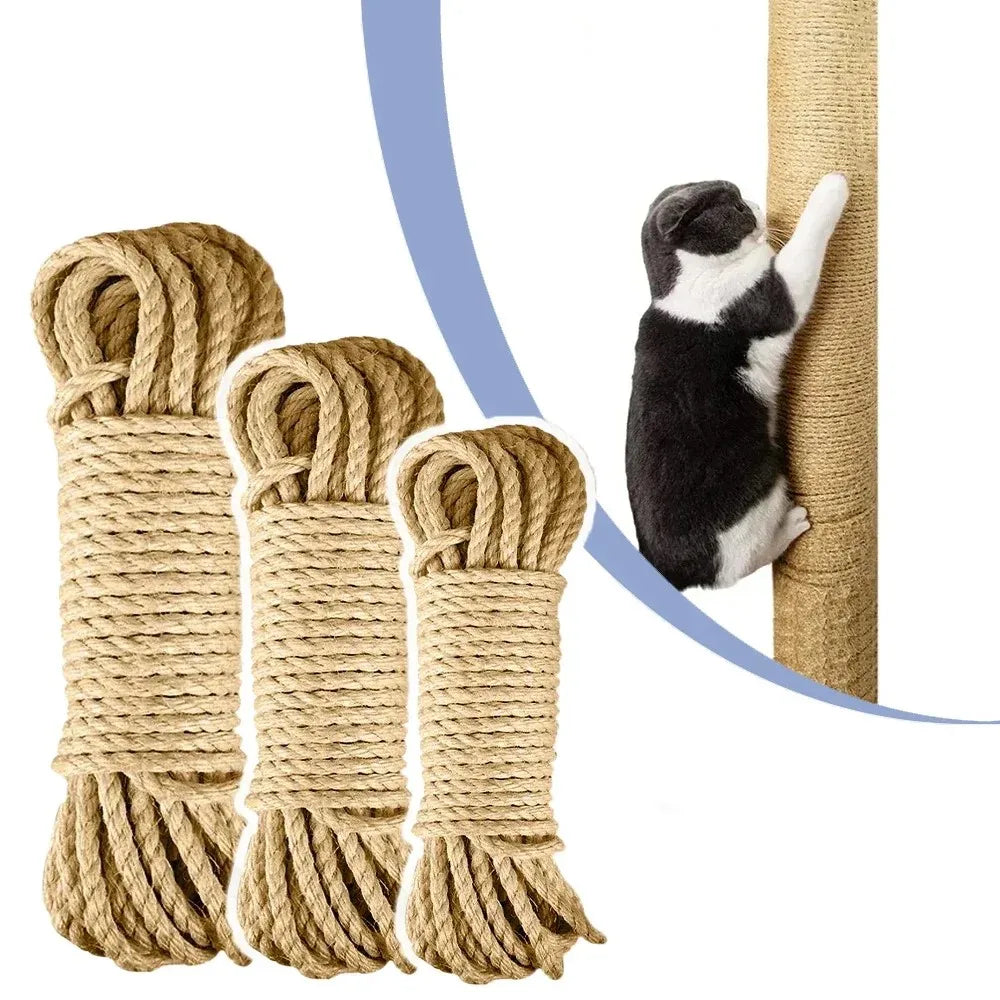 Natural Sisal Rope - Cat Scratching & Furniture Protector