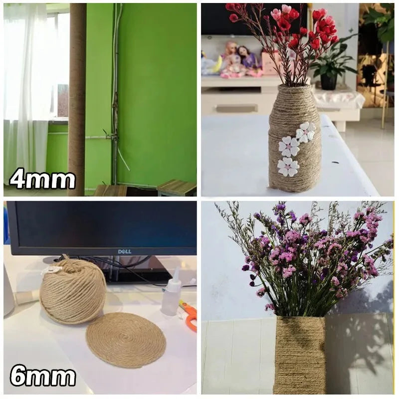 Natural Sisal Rope - Cat Scratching & Furniture Protector