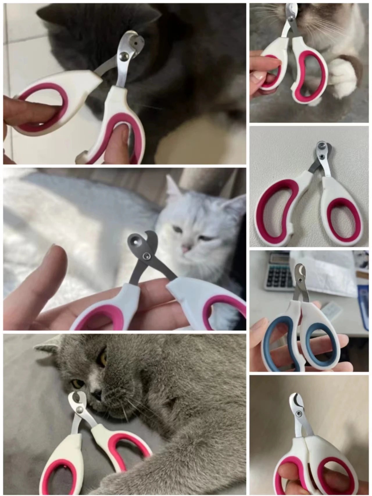 Professional Cat Nail Clippers for Small Cat Dog Stainless Steel