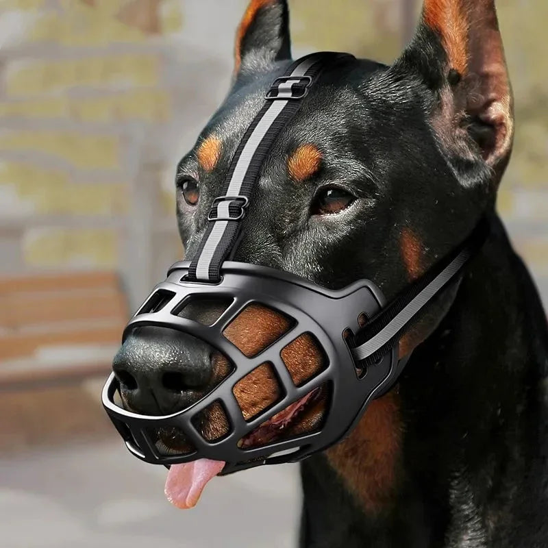 Reflective Dog Muzzle - Anti-Bite, Anti-Bark for All Sizes