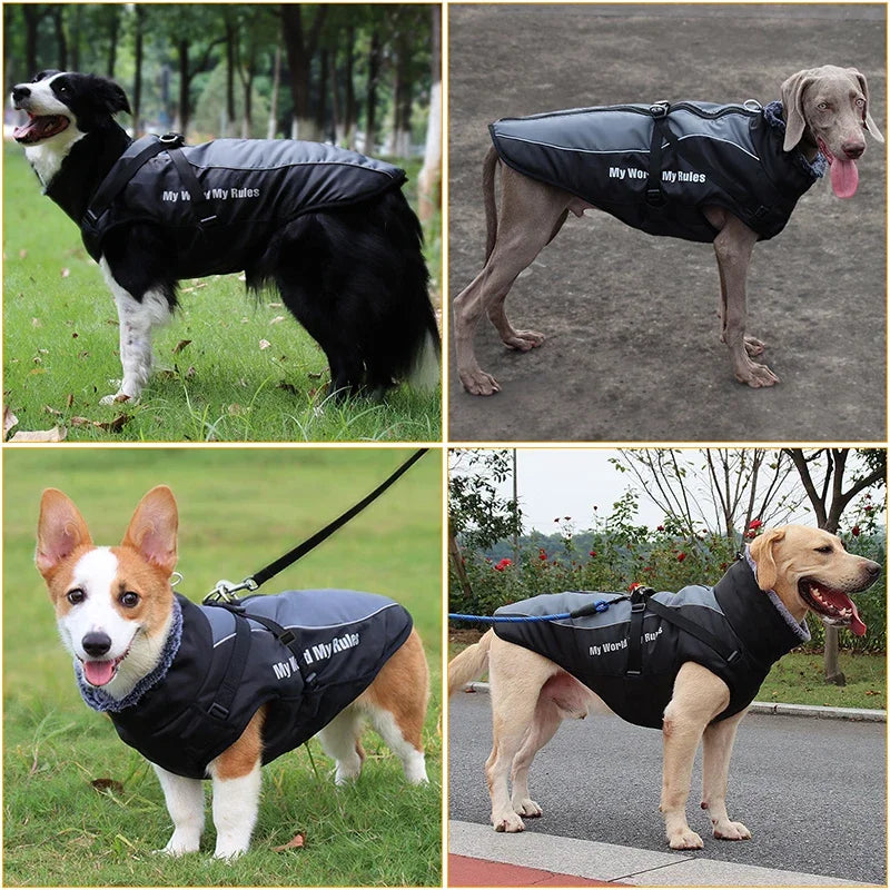 Waterproof Large Dog Clothes