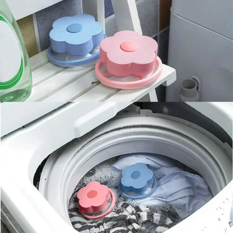 Reusable Floating Lint & Pet Hair Catcher for Laundry