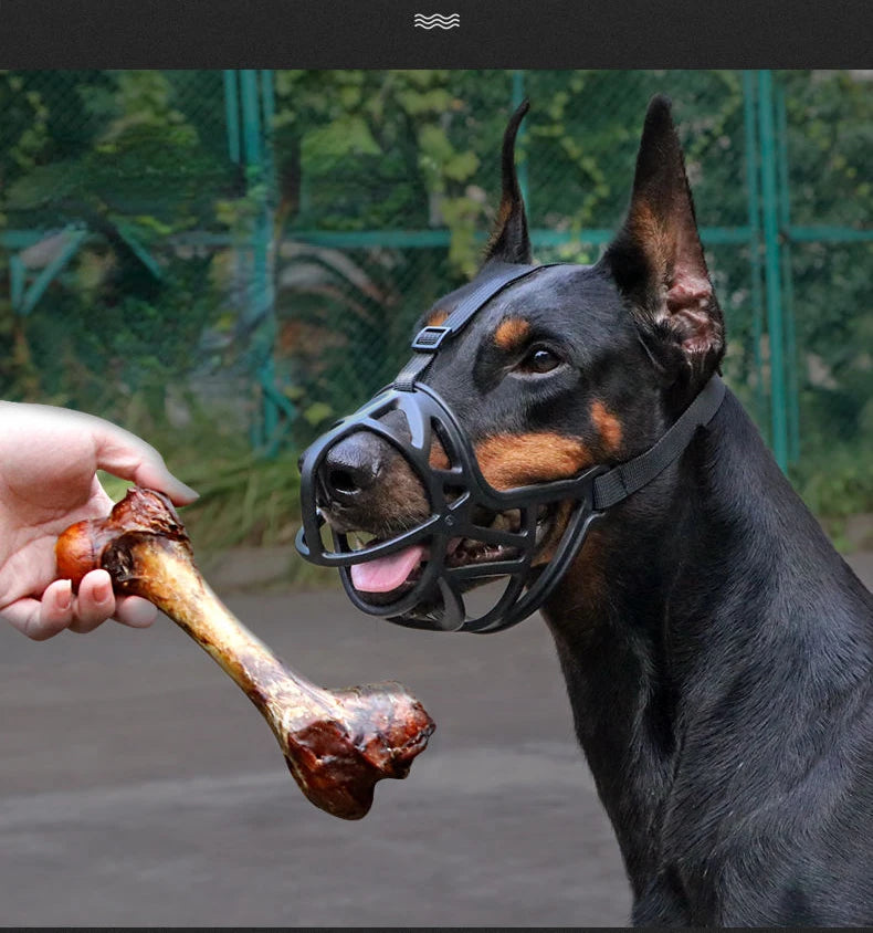 Reflective Dog Muzzle - Anti-Bite, Anti-Bark for All Sizes