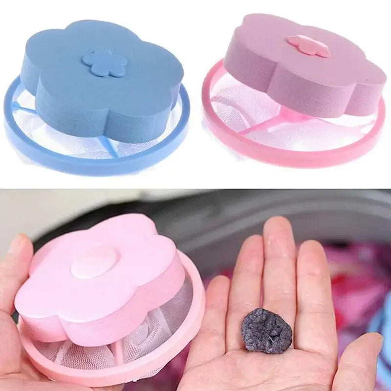 Reusable Floating Lint & Pet Hair Catcher for Laundry