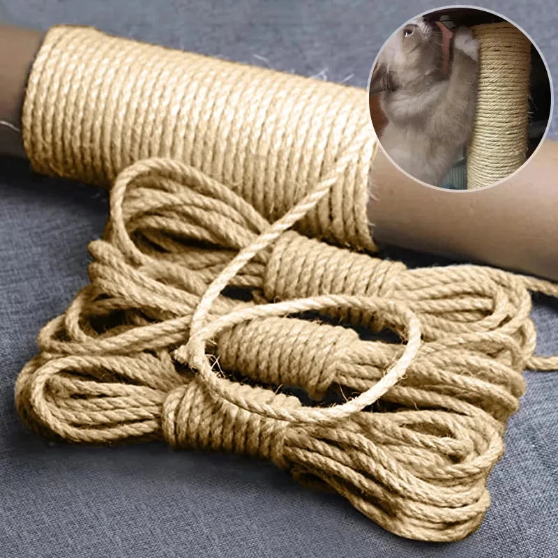 Natural Sisal Rope - Cat Scratching & Furniture Protector