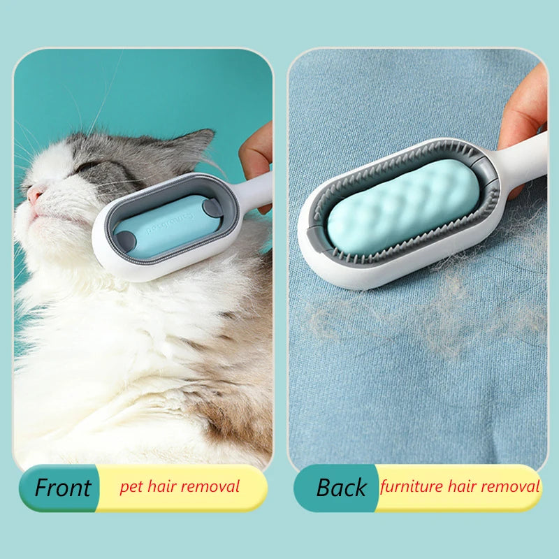 Double Sided Hair Removal Brushes for Cat