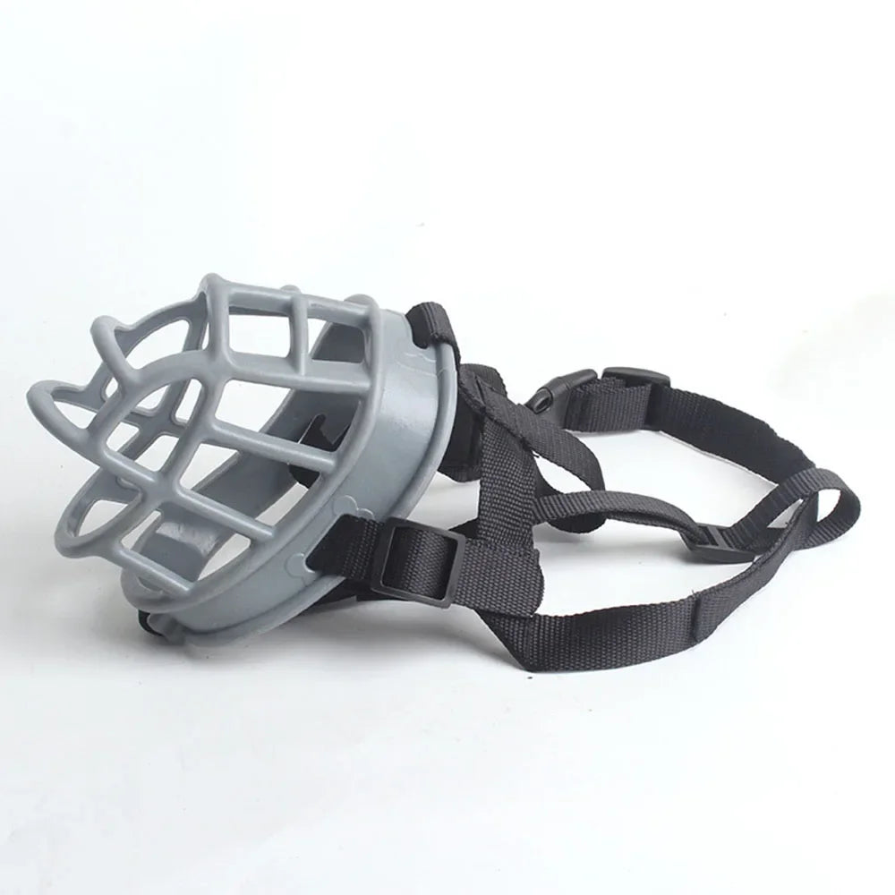 Soft Silicone Breathable Dog Muzzle - Comfy Basket for All Sizes