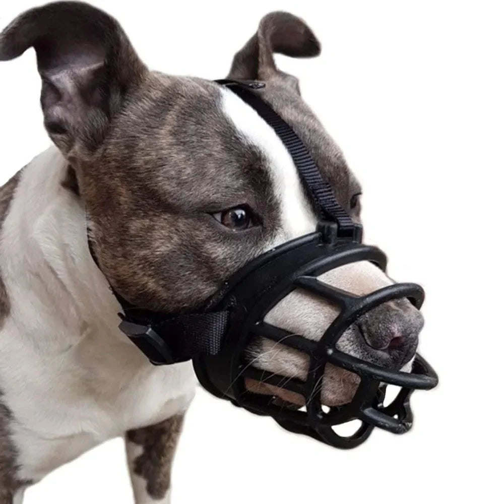 Soft Silicone Breathable Dog Muzzle - Comfy Basket for All Sizes