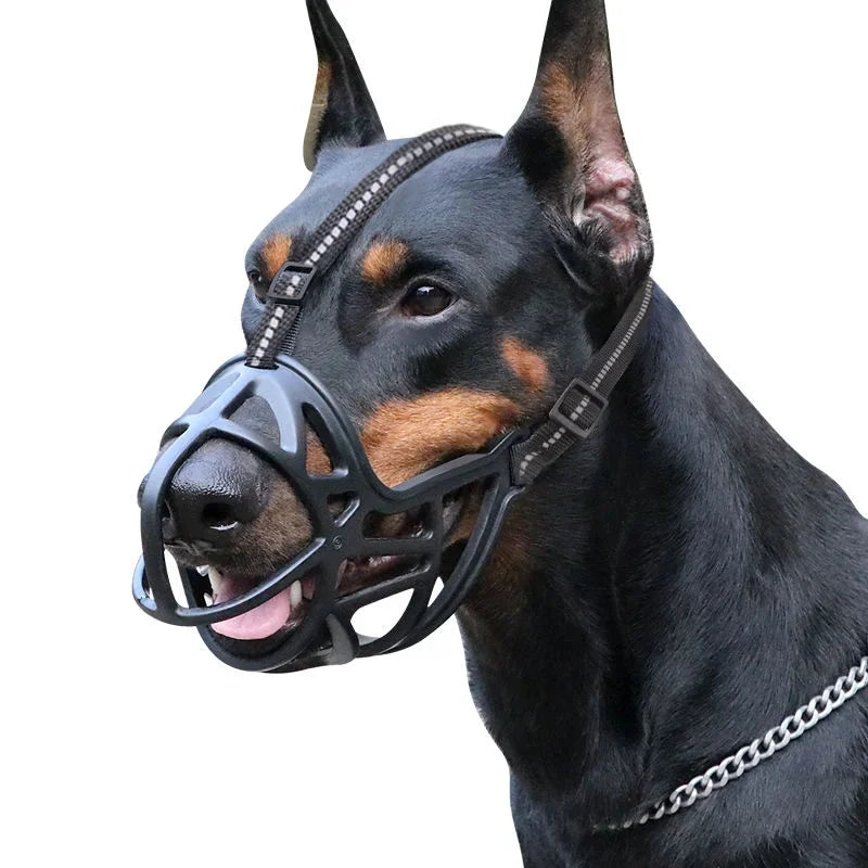 Reflective Dog Muzzle - Anti-Bite, Anti-Bark for All Sizes